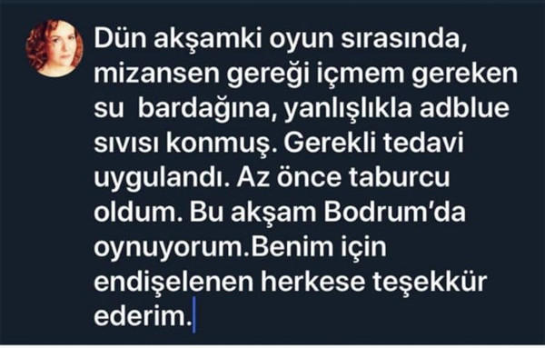 Antifriz içen ünlü oyuncudan ilk açıklama! - Resim : 1