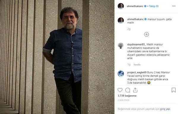 Ahmet Hakan ile Melih Gökçek'in Mansur Yavaş atışması - Resim : 1