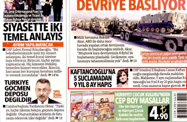 Eski başyazardan Hürriyet'e Kaftancıoğlu tepkisi: Artık almayacağım! - Resim : 2