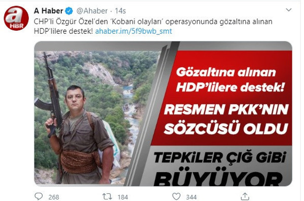 A Haber'den montaj skandalı! Özgür Özel hedefte - Resim : 1