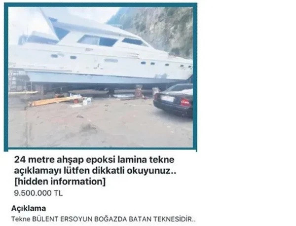 Bülent Ersoy'a 'batan tekne' ilanı şoku! - Resim : 1