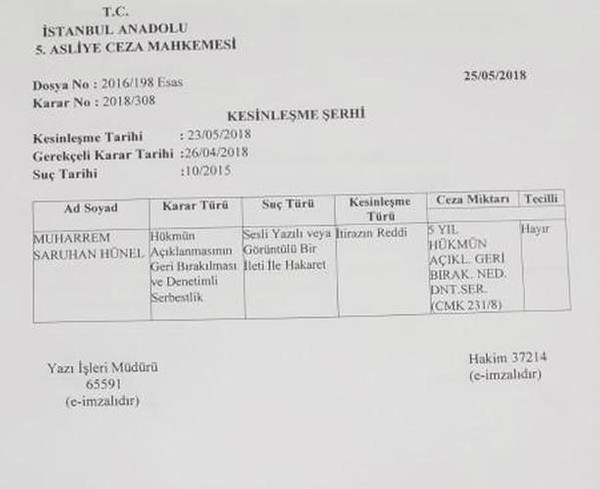 Edda Sönmez’den Saruhan Hünel açıklaması! 'Cezası kesinleşti' - Resim : 3