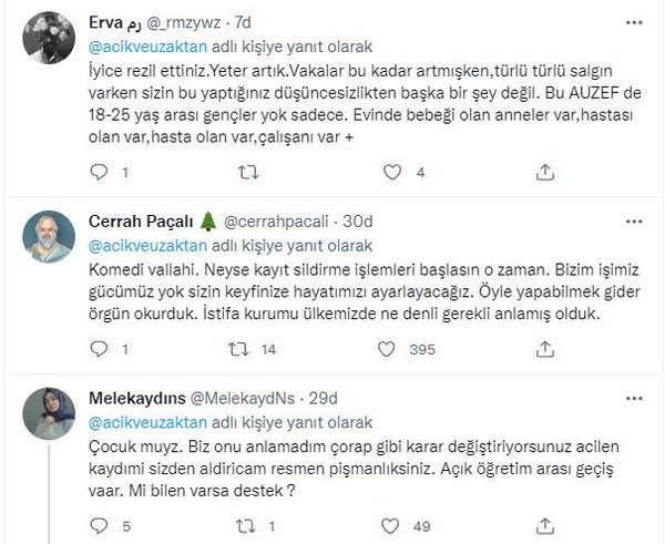 AUZEF’in ‘çevrimiçi sınav’ çelişkisi öğrencileri isyan ettirdi: “Oyun mu oynuyorsunuz bizlerle…” - Resim : 1