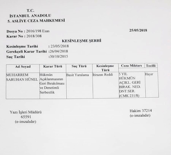 Edda Sönmez’den Saruhan Hünel açıklaması! 'Cezası kesinleşti' - Resim : 2