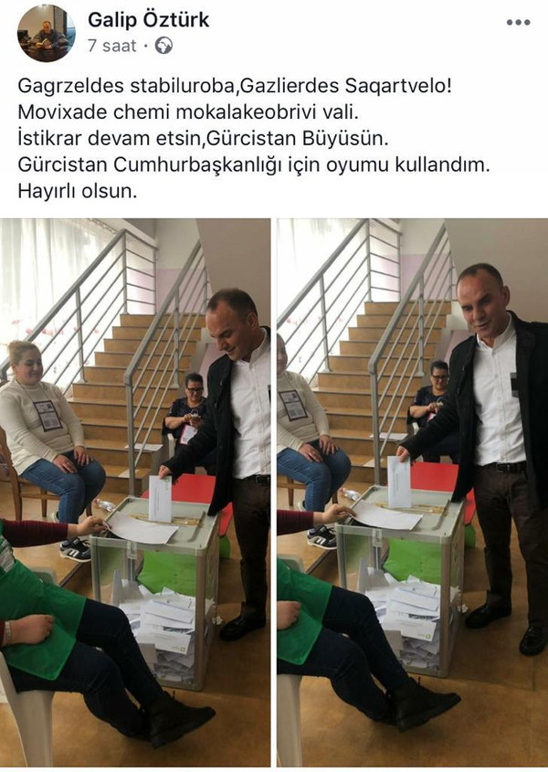 Gürcistan'a kaçan Galip Öztürk fotoğraf paylaştı - Resim : 1