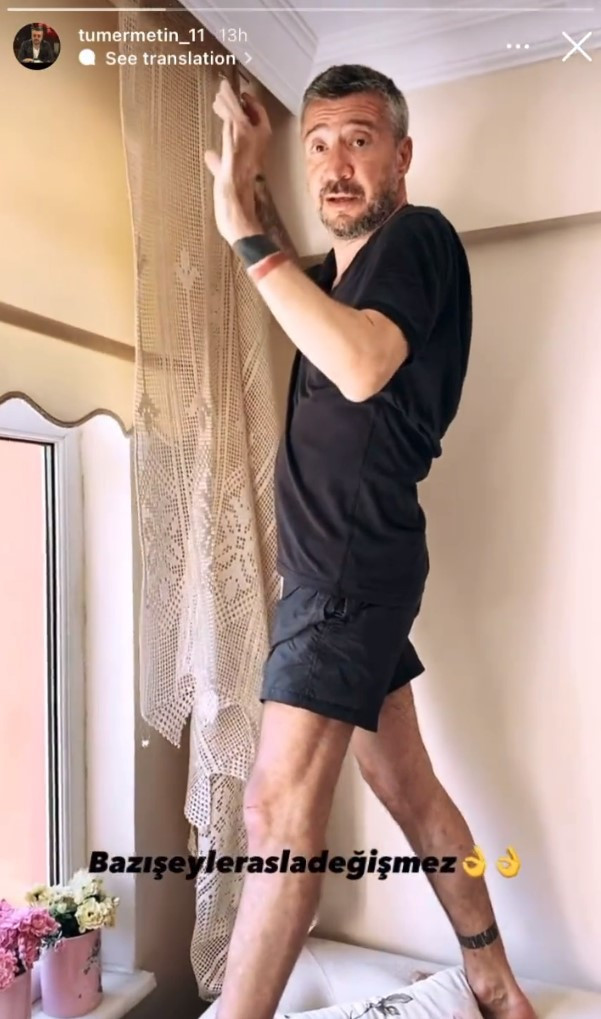 Tümer Metin'in perde isyanı sosyal medyayı salladı: Benim de kaderim bu - Resim : 1