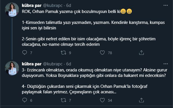 Kübra Par ile ROK birbirine girdi! "Senin gibi iğrenç bir şöhretim olacağına..." - Resim : 2