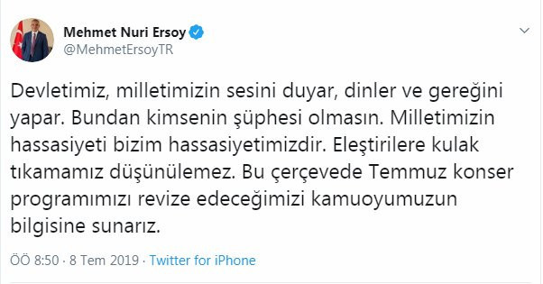 Bakanlık'tan tepkiler sonrası Sıla kararı - Resim : 1