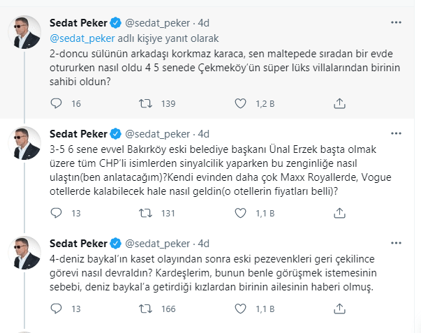 Sedat Peker’den yeni Korkmaz Karaca iddiası! "Deniz Baykal’a getirdiği kızlardan..." - Resim : 2