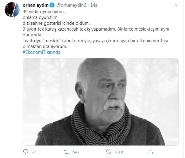 Usta oyuncu isyan etti: Utanıyorum - Resim : 1