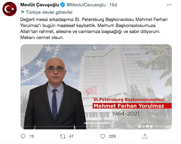 Acı haberi Bakan Çavuşoğlu duyurdu! - Resim : 1