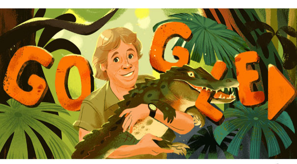 Ünlü belgeselci Steve Irwin’in 57. doğum günü Doodle oldu! - Resim : 1