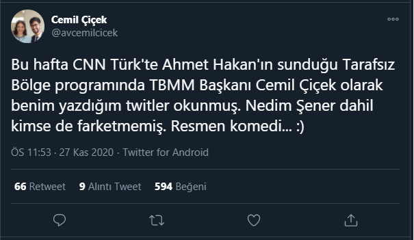 CNN Türk canlı yayınında tweet skandalı! Kimse fark etmedi... - Resim : 1