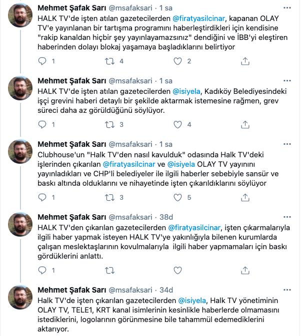 Halk TV'de 3 çalışanın işine son verildi - Resim : 2
