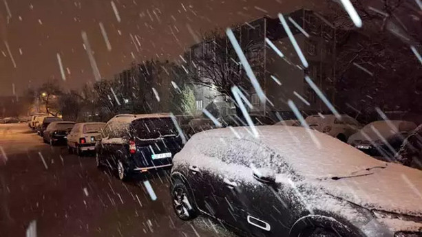 Kar Edirne'den giriş yaptı, İstanbul'a doğru geliyor... - Resim : 4