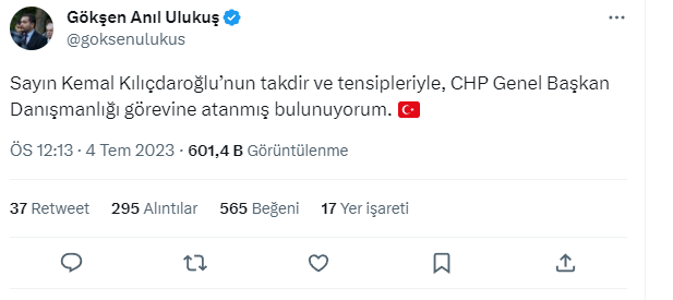 CHP'den 'Gökşen Anıl Ulukuş' açıklaması! Yalanlama geldi, belgesi ortaya çıktı! - Resim : 1