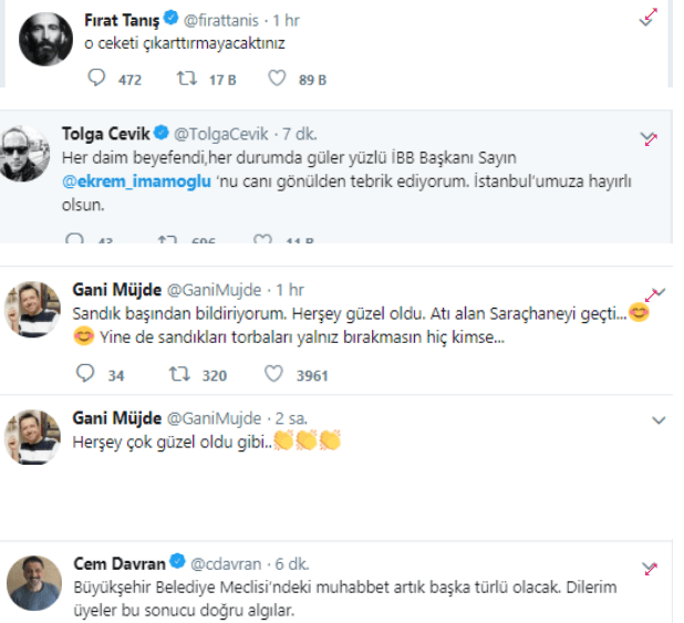 Ünlü isimlerden Ekrem İmamoğlu paylaşımı - Resim : 2