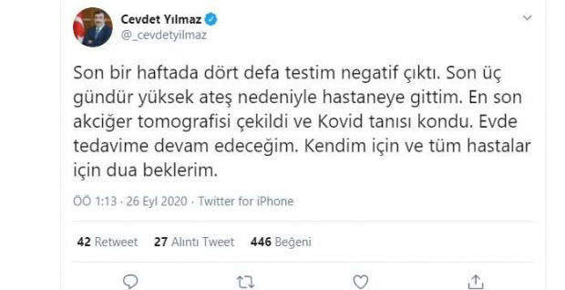 Siyaset dünyasında bir koronavirüs vakası daha! - Resim : 1