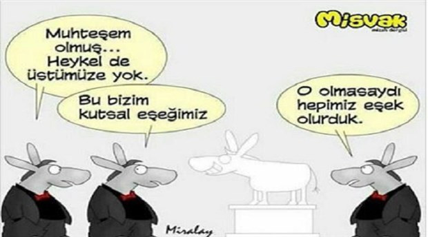 İmamoğlu, Misvak çizerinin İBB'deki işine son verdi! Atatürk'ü eşek olarak çizmişti! - Resim : 1