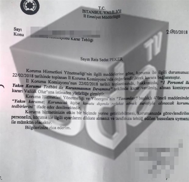 Sedat Peker'e verilen son koruma kararı ortaya çıktı - Resim : 1