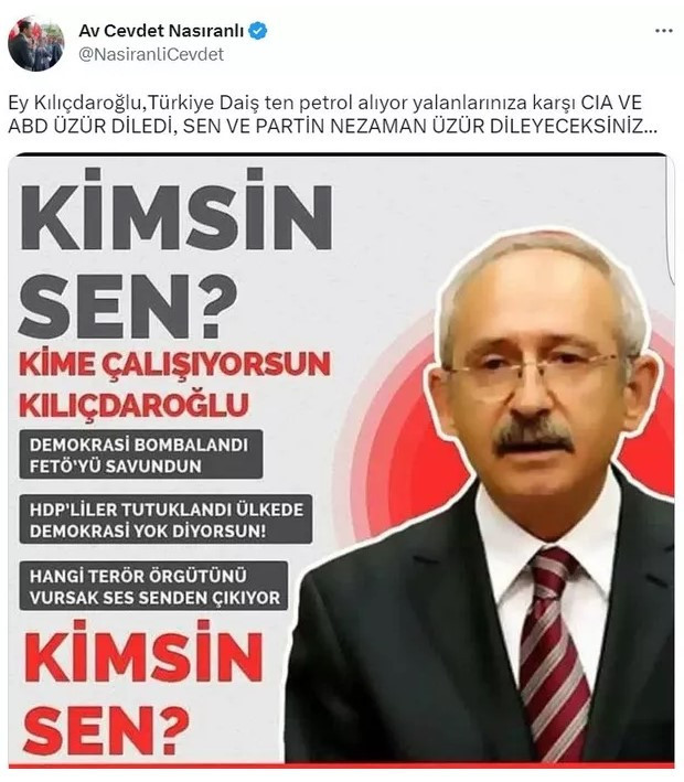 Kılıçdaroğlu'nun yeni başdanışmanı Cevdet Nasıranlı gündem oldu! AKP ile ilgili paylaşımlarını sildi - Resim : 6