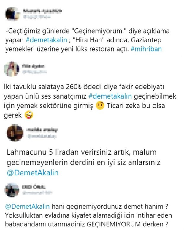'Geçinemiyorum' diyen Demet Akalın lüks lokanta açtı - Resim : 1