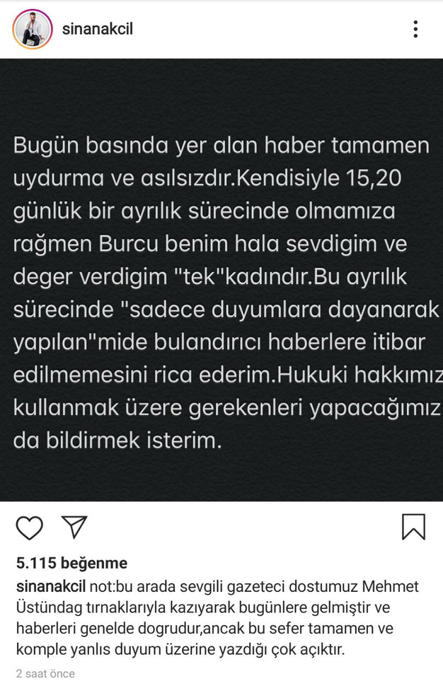 Sinan Akçıl'dan o iddialara açıklama geldi: Mide bulandırıcı! - Resim : 1