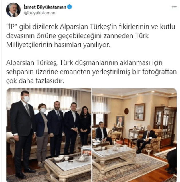 MHP'nin gazetesi o ziyarete böyle itiraz etti: Başbuğumuzun evinde ayakkabıyla dolaştılar - Resim : 2