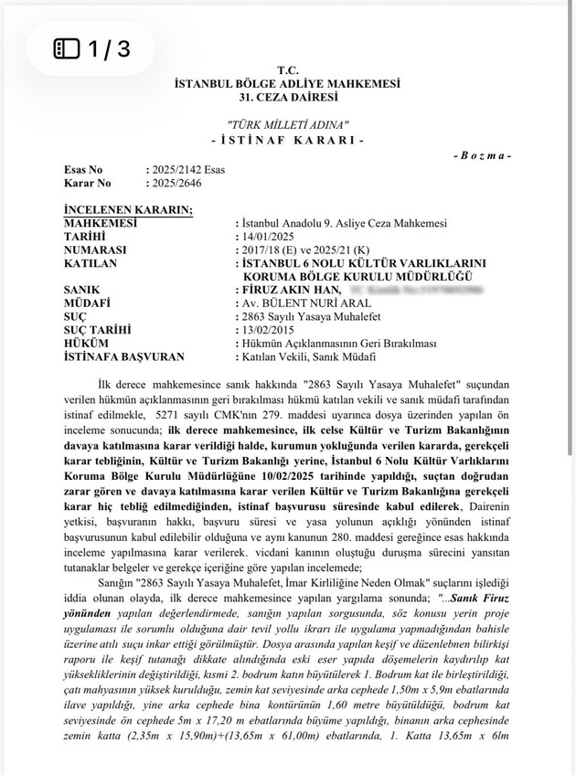 Ne Rıza Sarraf ne Ebru Gündeş… 'Kaçak yalı' davasında fatura mimara kesildi! - Resim : 3