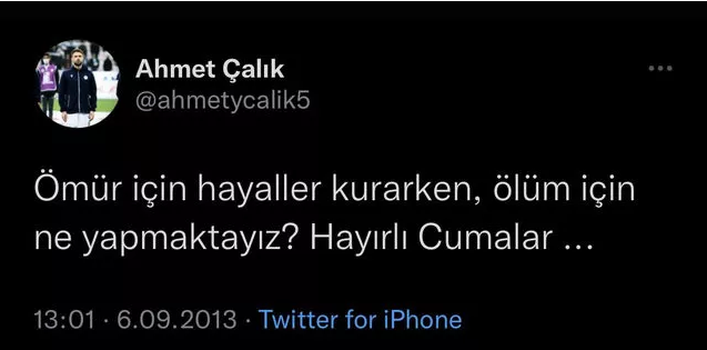 Ahmet Çalık'ın eski paylaşımı gündeme düştü - Resim : 1