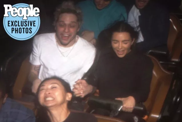 Kim Kardashian, kendisinden 14 yaş küçük sevgilisiyle dudak dudağa - Resim : 1