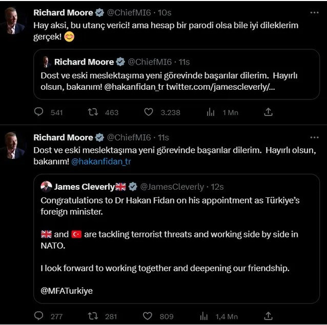 İngiliz istihbaratının bir numaralı isminden Hakan Fidan gafı! "Hay aksi! Utanç verici bu..." - Resim : 2