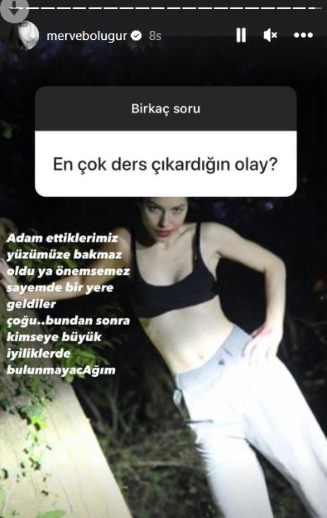 40 gün önce evlenen Merve Boluğur'dan kafa karıştıran paylaşım! - Resim : 1