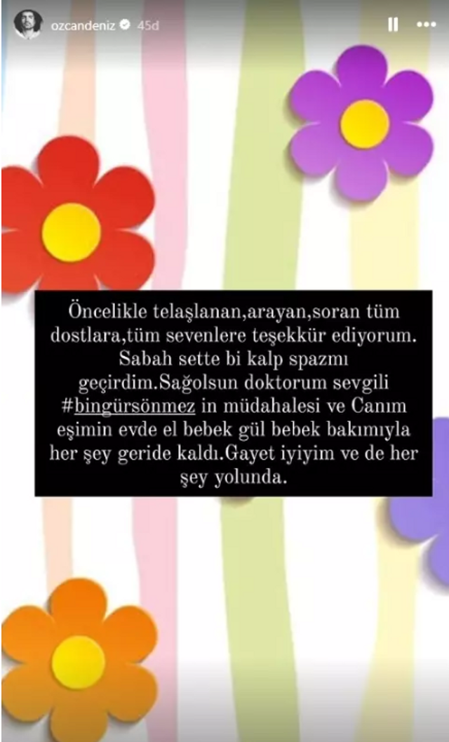 Kalbi dayanmamıştı...  Hastaneye kaldırılan Özcan Deniz'den ilk açıklama - Resim : 2
