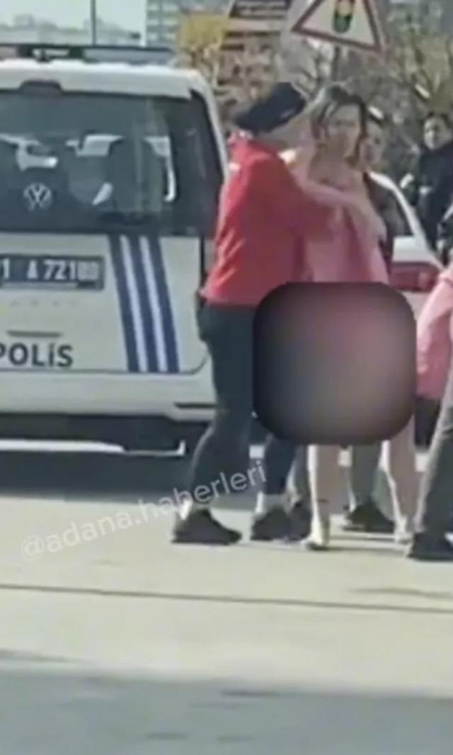 Yer: Adana! Yabancı uyruklu kadın sokak ortasında çıplak dolaştı - Resim : 1