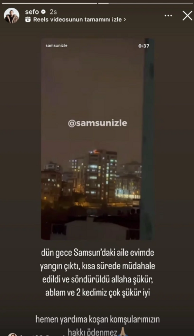 Ablasının durumunu açıkladı: Ünlü rapçi 'Sefo'nun aile evinde yangın çıktı! - Resim : 2