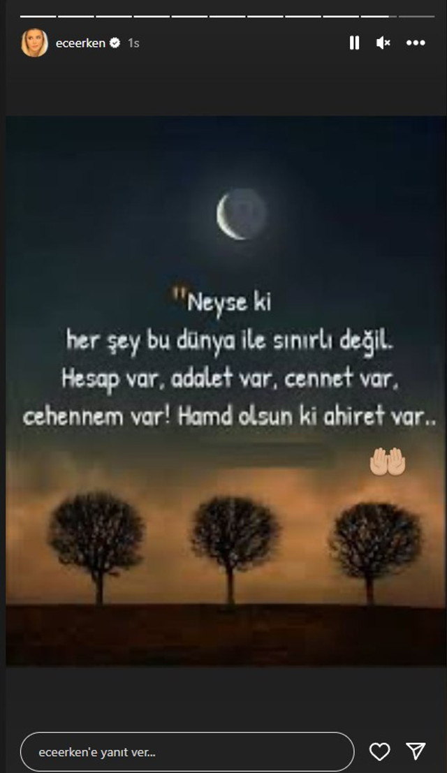 Eşinin katiline verilen cezanın ardından Ece Erken'den peş peşe paylaşımlar - Resim : 1