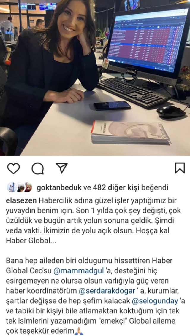 Hangi muhabir Haber Global’e veda etti? ‘Yolun sonuna geldik’ - Resim : 1