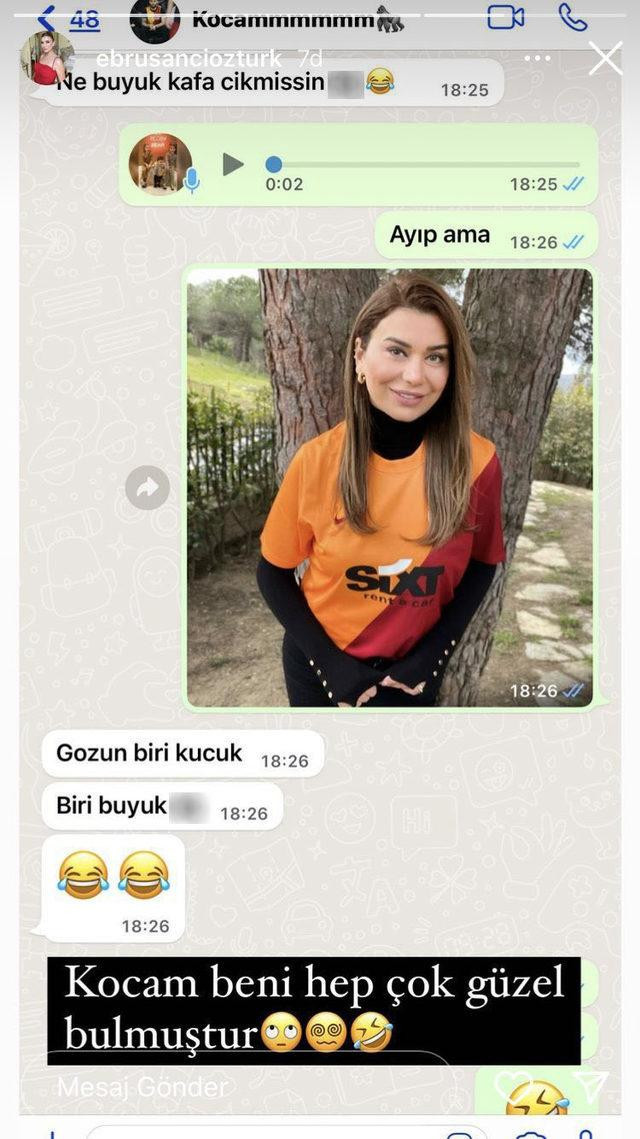 Ebru Şancı eşi Alpaslan Öztürk’ün mesajını ifşa etti! ‘Ayıp ama…’ - Resim : 2