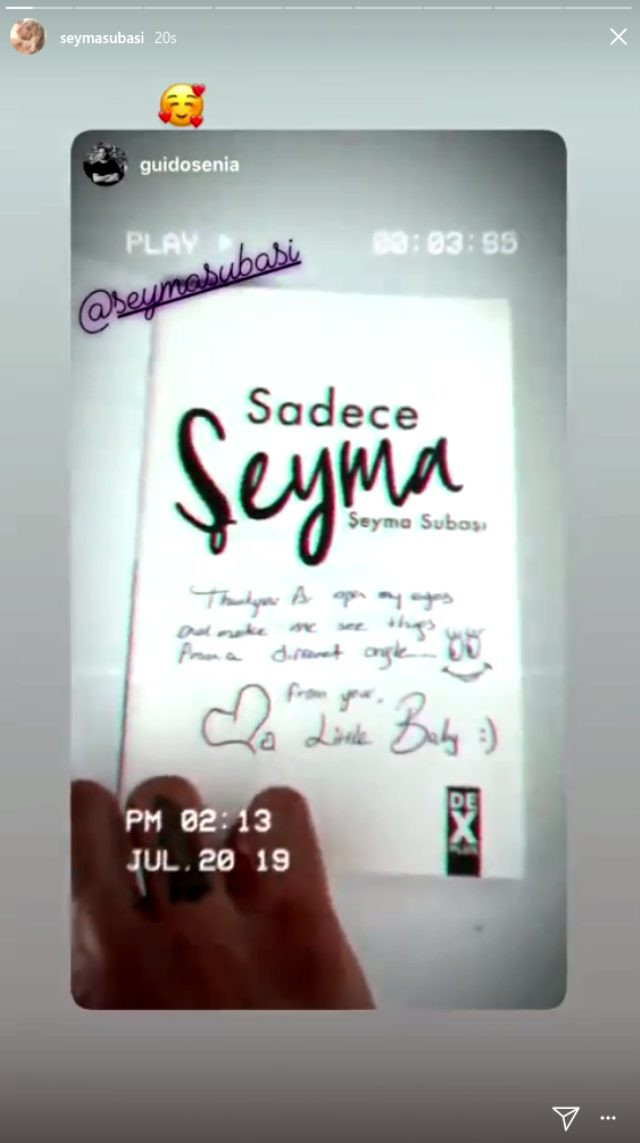 Şeyma Subaşı'dan ilk imza sevgiliye - Resim : 1