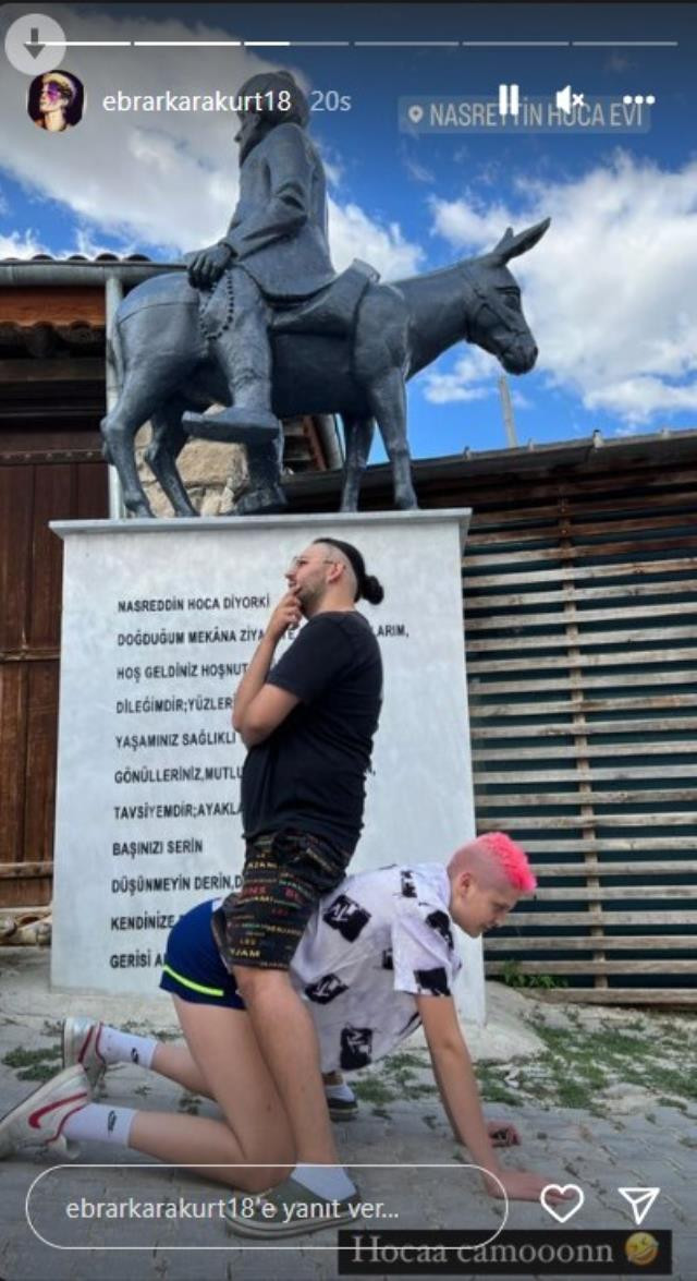 Ebrar Karakurt kendisini eşek yaptı - Resim : 1