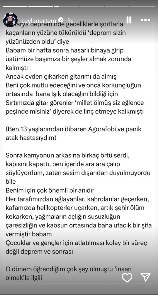 Ceylan Ertem'den şaşkına çeviren deprem anısı! 'Şortla kaçanların yüzüne tükürüldü' - Resim : 2