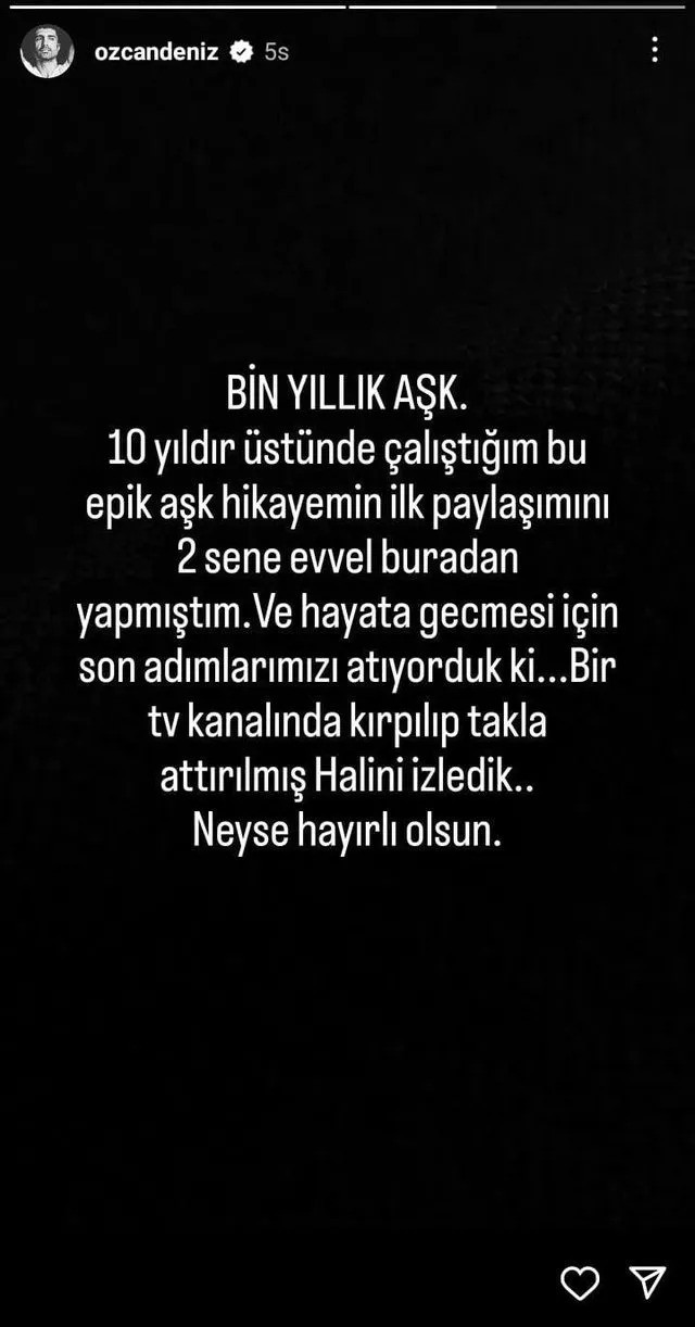 Özcan Deniz'den şaşırtan Yüz Yıllık Mucize çıkışı! "Takla attırılmış halini izledik" - Resim : 1