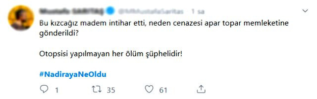 Sosyal medya şüpheli ölümün peşinde: #NadirayaNeOldu - Resim : 4