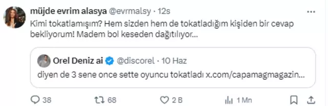 'Oyuncu tokatladı, set çalışanını tartakladı' iddiaları ortalığı karıştırdı. - Resim : 2