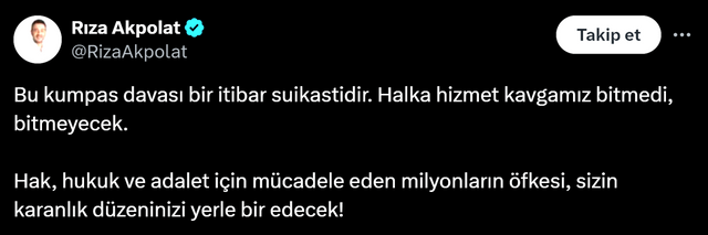 Beşiktaş Belediye Başkanı Rıza Akpolat tutuklandı - Resim : 1