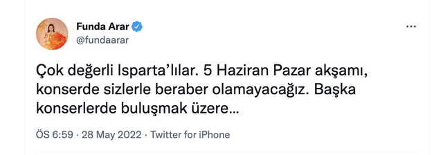 Funda Arar ve Derya Uluğ'dan konser yasağı kararı: Biz de yokuz; başka konserlerde buluşmak üzere - Resim : 1