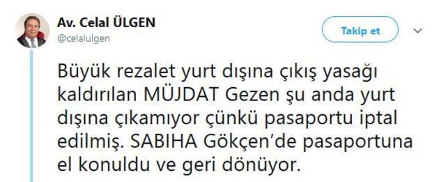 Turnesine gidemiyor! Müjdat Gezen’in pasaportuna el konuldu - Resim : 1