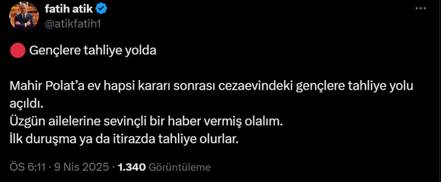 Gazeteci Fatih Atik'ten 301 genç hakkında flaş iddia: "Tahliye yolu açıldı" - Resim : 3