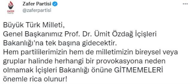 Ümit Özdağ'dan Süleyman Soylu'ya yeni mesaj! "Duydum ki barikatlar kurmuşsun" - Resim : 2